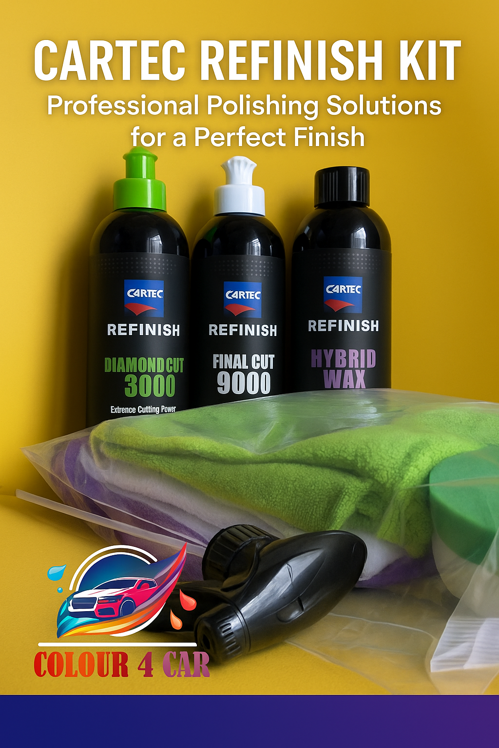 CARTEC Refinish Kit (3000/9000/Hybrid Wax)