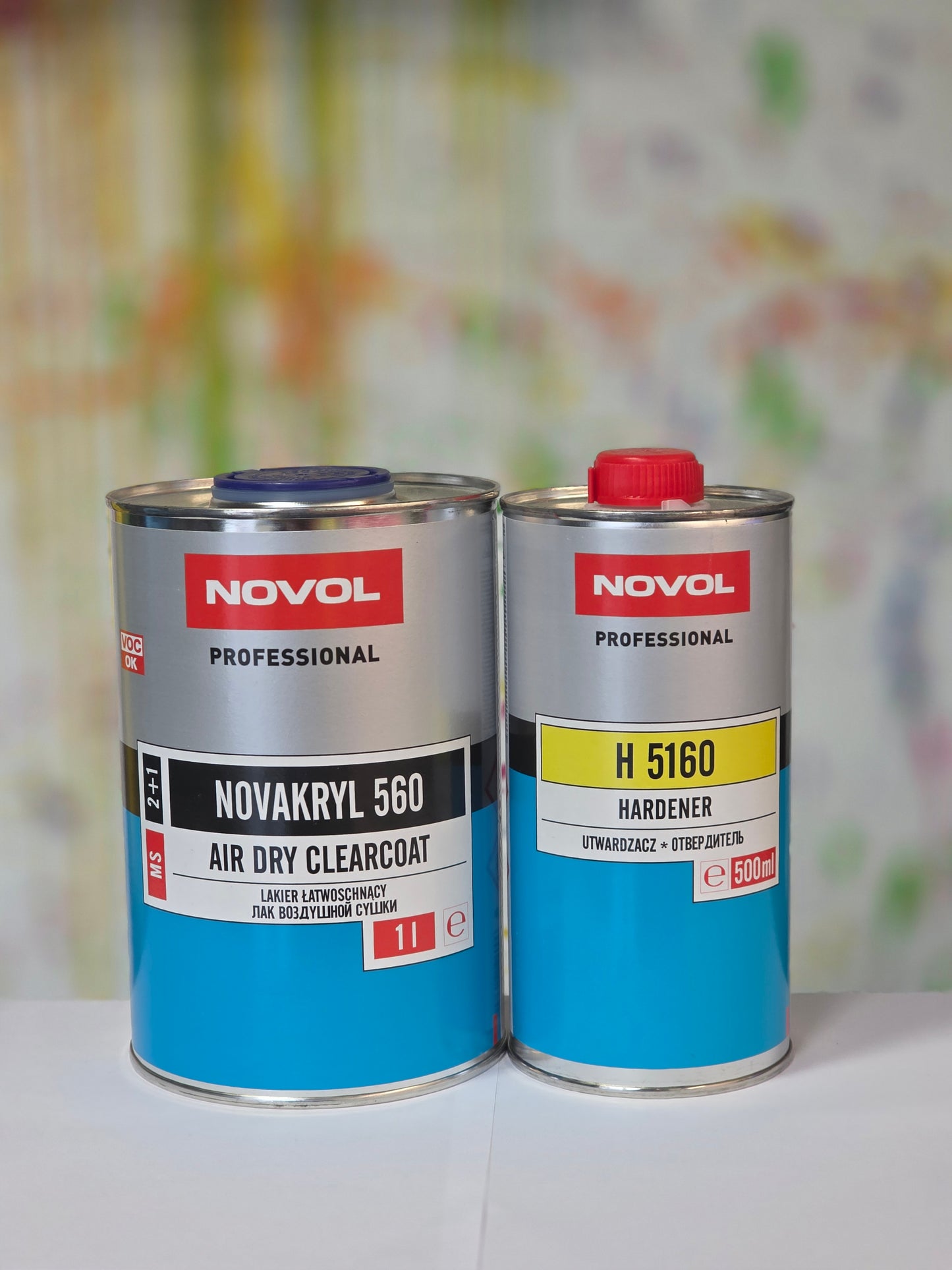 CLEARCOAT NOVAKRYL 560 AIR DRY 2+1 1L + H5160 hardener 0.5L