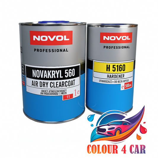 CLEARCOAT NOVAKRYL 560 AIR DRY 2+1 1L + H5160 hardener 0.5L