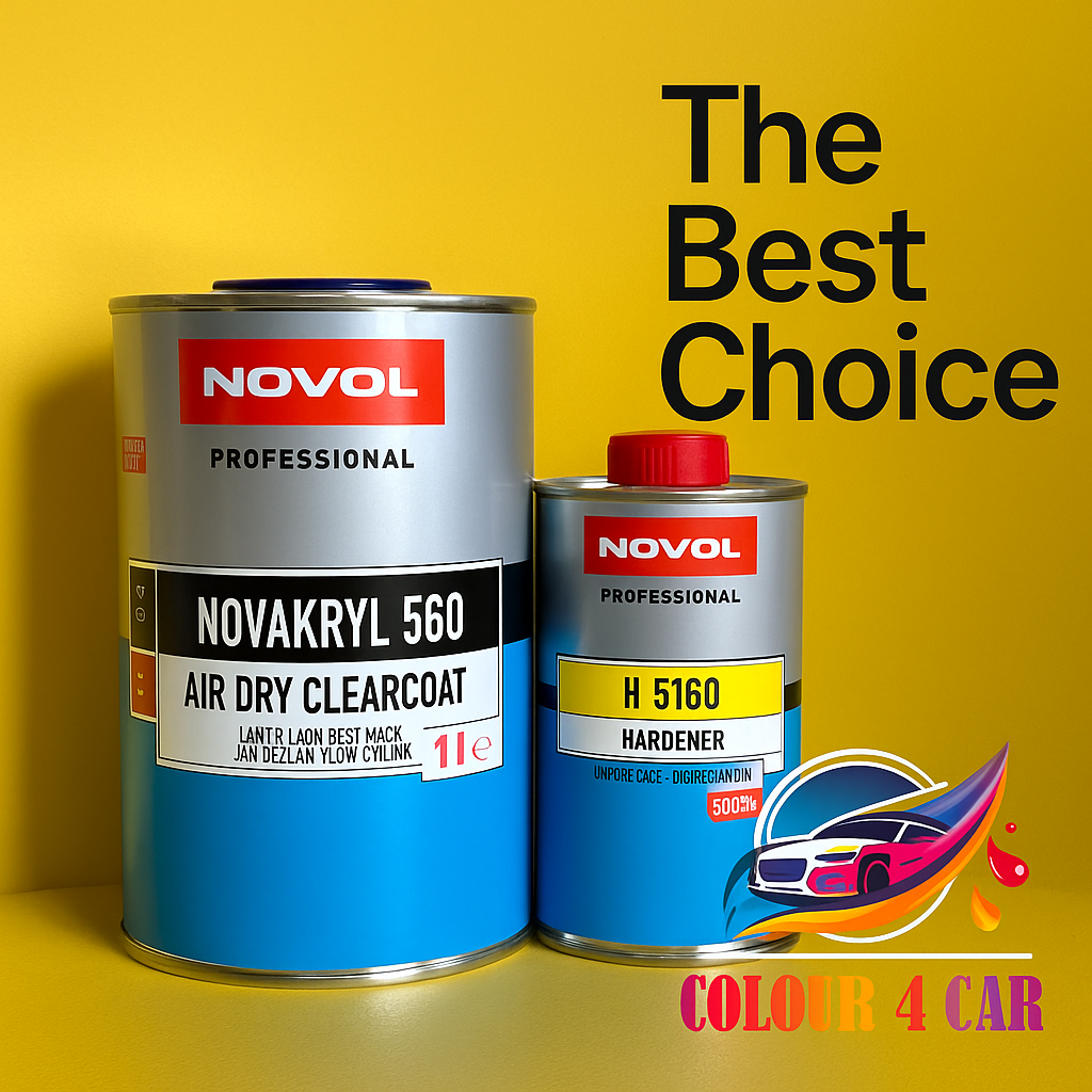 CLEARCOAT NOVAKRYL 560 AIR DRY 2+1 1L + H5160 hardener 0.5L