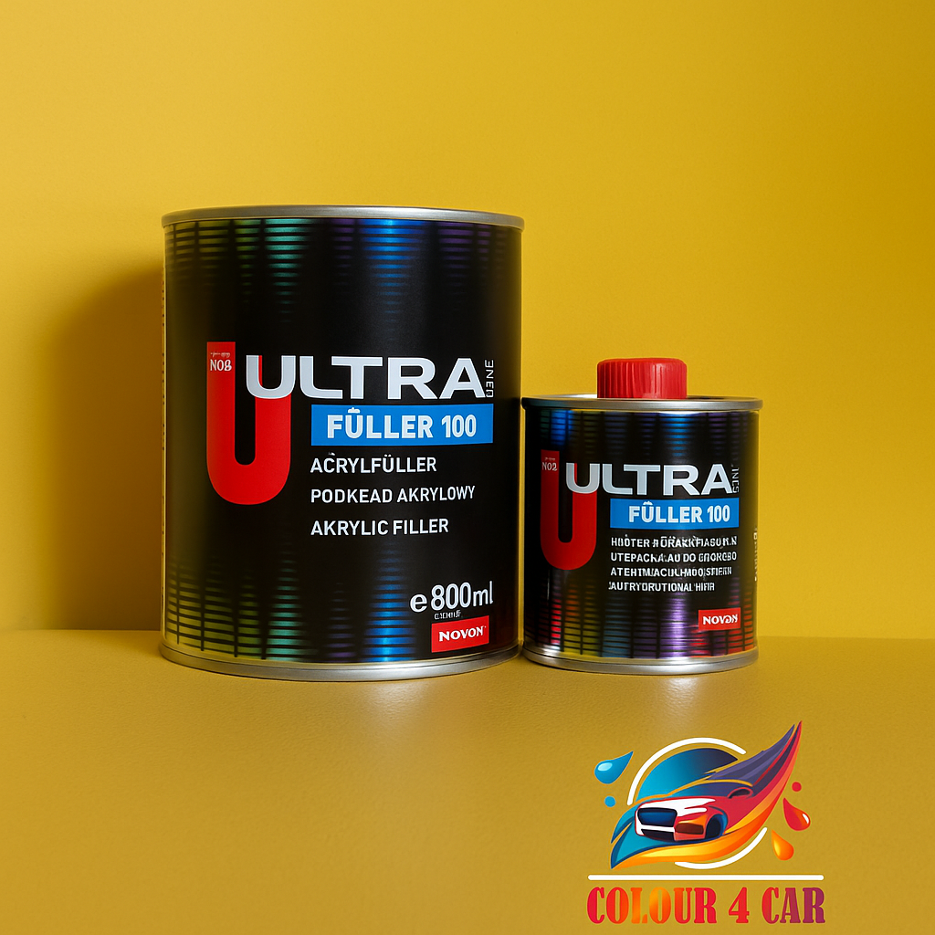 NOVOL ULTRA II LINE Filler 100 Acrylic Primer 5+1 black 0.8L + Hardener 0.16L