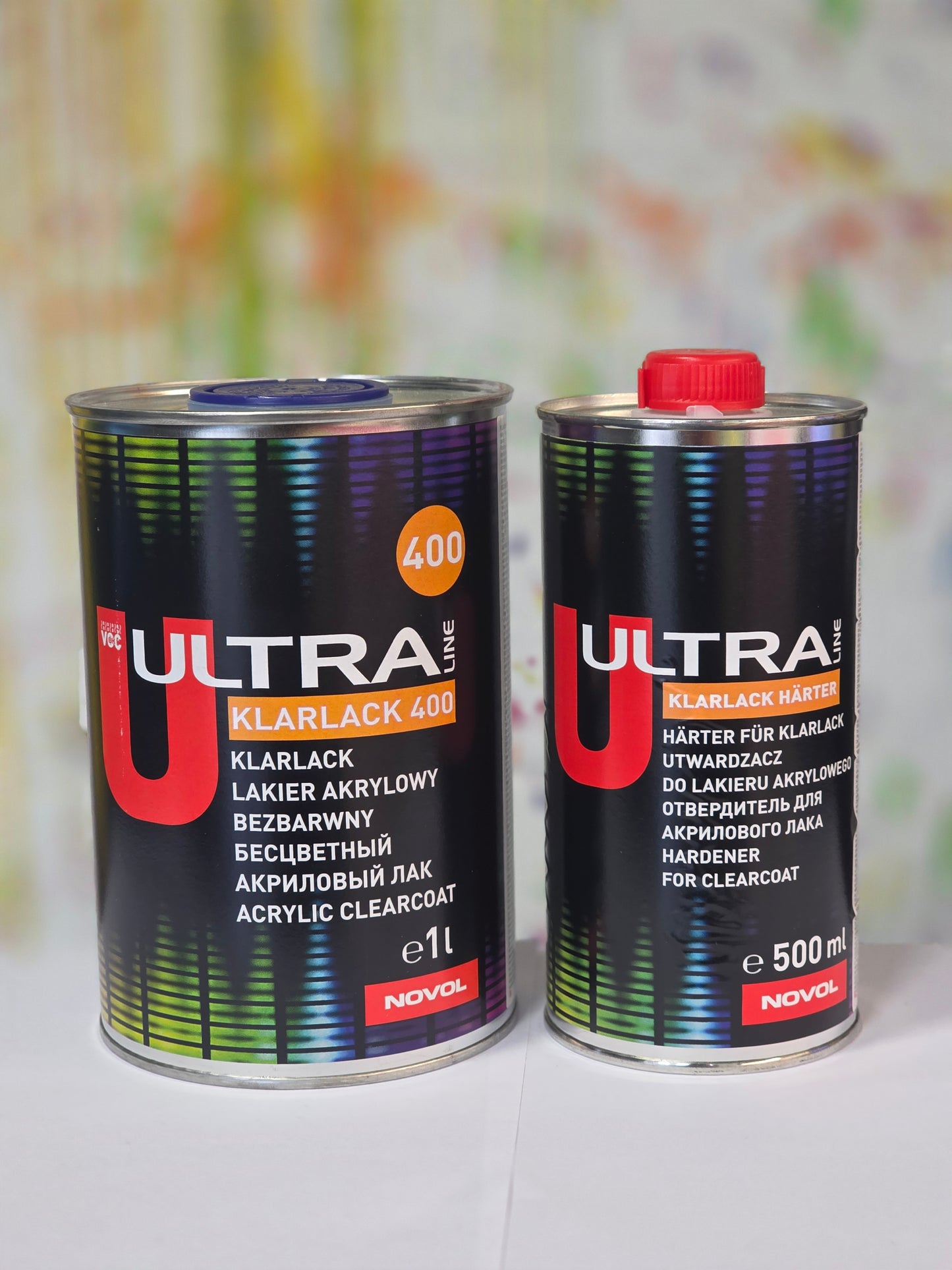 NOVOL ULTRA LINE KLARLACK 400 acrylic clearcoat 1L + HARDENER 0.5L