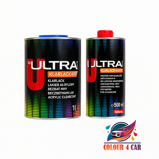 NOVOL ULTRA LINE KLARLACK 400 acrylic clearcoat 1L + HARDENER 0.5L