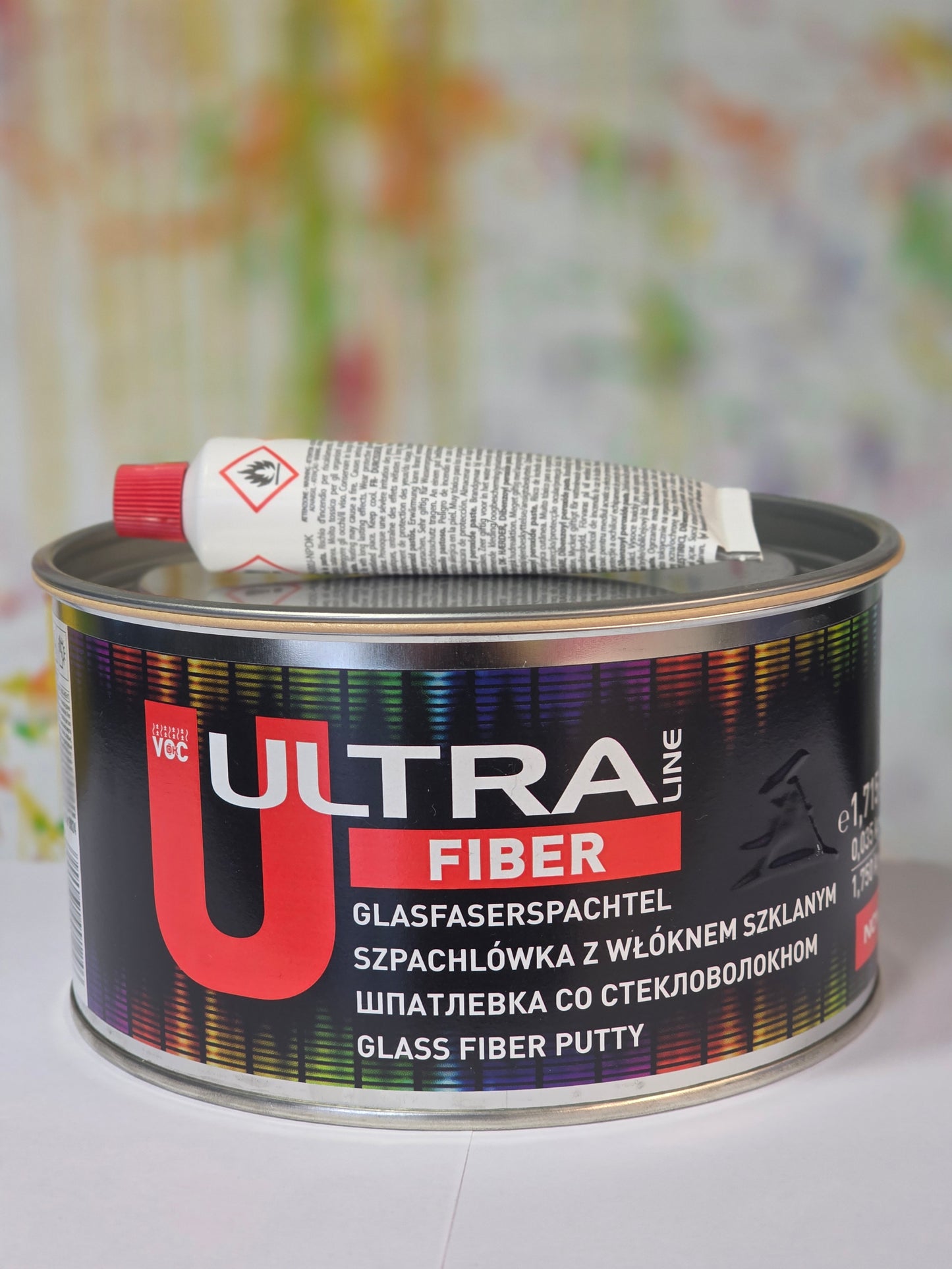 NOVOL ULTRA LINE FIBER glass fiber putty 1.75kg